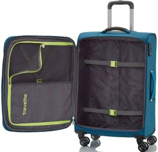 Чемодан гигант на 4-х колесах 105/118 л Travelite Meteor, синий