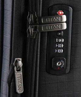 Чемодан гигант на 4-х колесах 105/119 л Titan CEO Glencheck