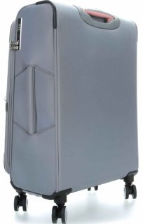 Чемодан гигант на 4-х колесах 109/121 л Titan Spotlight Soft, серый