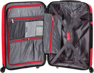 Чемодан гигант на 4-х колесах 109 л Travelite Paklite Mailand, красный