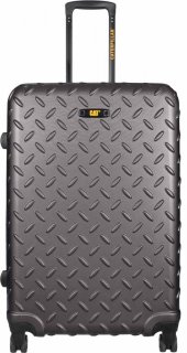 Чемодан гигант на 4-х колесный 105 л CAT Industrial Plate, серый