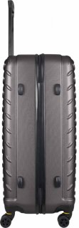 Чемодан гигант на 4-х колесный 105 л CAT Industrial Plate, серый