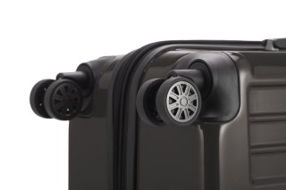 Пластикова валіза гігант на 4-х колесах 116/126 л HAUPTSTADTKOFFER Xberg, графіт