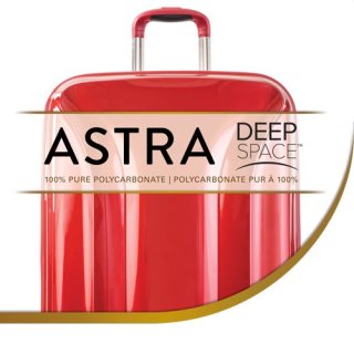 Чемодан гигант поликарбонатный 104 л на 4-х колесах Heys Astra Deep Space, бургунди