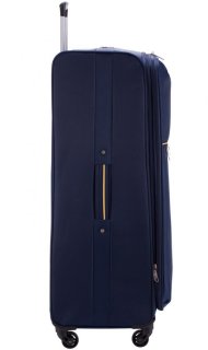 Чемодан гигант тканевый на колесиках 102/112 л HAUPTSTADTKOFFER, синий