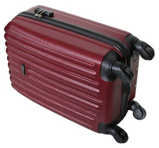 Чемодан малый на 4-х колесах Vip Collection Panama 20 Бордовый