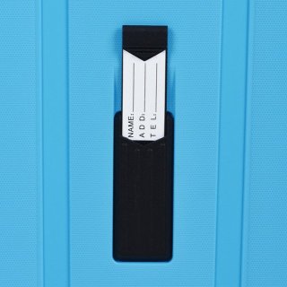 Чемодан пластиковый, 2E, Youngster, малый, 4 колеса, голубой (2E-SPPY-S-LB)