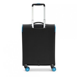 Чемодан под ручную кладь Roncato Lite PRINT на 42/48 л, вес 1,5 кг Черный