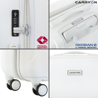 Чемодан ручная кладь CarryOn Skyhopper на 32 л весом 2,5 кг Белый
