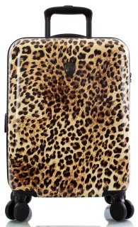 Чемодан ручная кладь Heys Brown Leopard на 32/48 л весом 3,1 кг из поликарбоната Коричневый