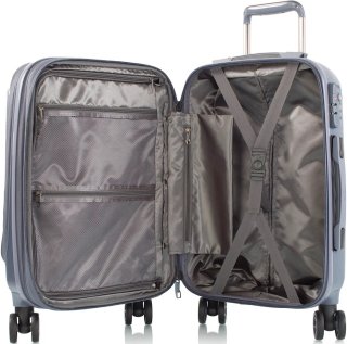 Чемодан ручная кладь Heys Vantage Smart Luggage на 39/54 л с отделом под ноутбук Голубой