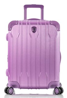 Чемодан ручная кладь Heys Xtrak на 41/57 л из поликарбоната Розовий