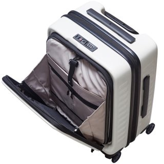 Чемодан ручная кладь Lojel Cubo V4 на 37/42 л из поликарбоната Белый