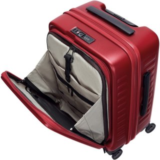 Чемодан ручная кладь Lojel Cubo V4 на 37/42 л из поликарбоната Бордовый
