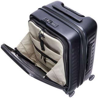 Чемодан ручная кладь Lojel Cubo V4 на 37/42 л из поликарбоната Черный