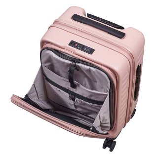 Чемодан ручная кладь Lojel Cubo V4 на 37/42 л из поликарбоната Розовый