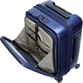 Чемодан ручная кладь Lojel Cubo V4 на 37/42 л из поликарбоната Синий