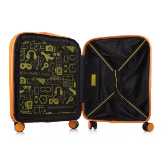 Чемодан ручная кладь Mandarina Duck LOGODUCK на 40 л из поликарбоната Оранжевый