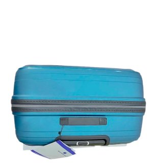 Чемодан ручная кладь Snowball AQUA Light на 35 л весом 1,9 кг из полипропилена Голубой