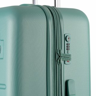Чемодан ручная кладь Swissbrand Berlin на 34 л из поликарбоната Бирюзовый