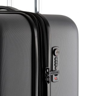 Чемодан ручная кладь Swissbrand Berlin на 34 л из поликарбоната Серый