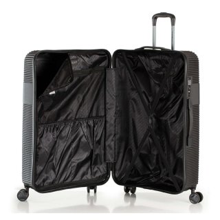 Чемодан ручная кладь Swissbrand Cairo на 35 л вес 2,61 кг из пластика Черный