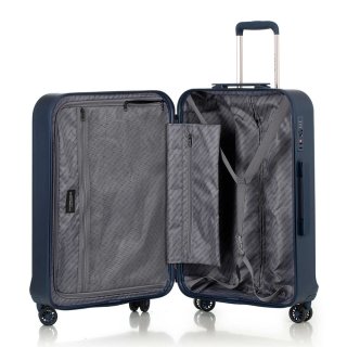 Чемодан ручная кладь Swissbrand London на 42 л весом 2,6 кг из поликарбоната Синий