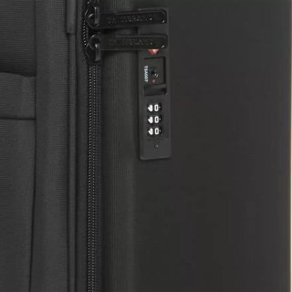 Валіза ручна поклажа Swissbrand Perth на 39 л вагою 2,2 кг із тканини/пластику Чорний