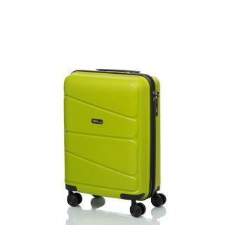 Чемодан ручная кладь V&V Travel Peace на 40 л весом 2,5 кг из полипропилена Зеленый