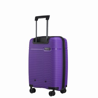 Чемодан ручная кладь V&V Travel Summer Breeze из полипропилена на 40 л весом 2,3 кг Фиолетовый