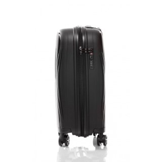 Чемодан ручная кладь V&V Travel TIFFANY на 40 л весом 2,2 кг из полипропилена Черный