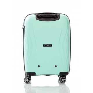 Чемодан ручная кладь V&V Travel TIFFANY на 40 л весом 2,2 кг из полипропилена Голубой