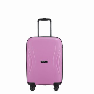 Чемодан ручная кладь V&V Travel TIFFANY на 40 л весом 2,2 кг из полипропилена Розовый
