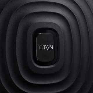 Валіза Titan LOOPING ручна поклажа на 37 л, вага 2,7 кг, полікарбонат Чорний