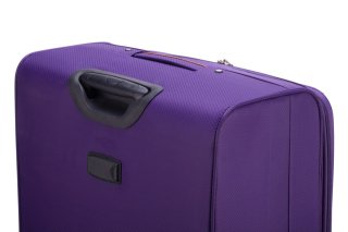 Чемодан тканевый гигант на колесах 102/112 л HAUPTSTADTKOFFER, фиолетовый