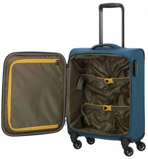 Чемодан Travelite GO на 33 л весом 2,2 кг Синий