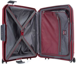 Валіза в літак із поліпропілену на 39 л Travelite Makro Червоний