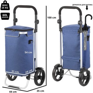 Сумка-візок ShoppingCruiser Allround на 41 л Синя