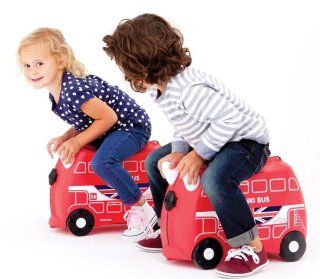 Детский чемодан 18 л Trunki BORIS BUS, красный