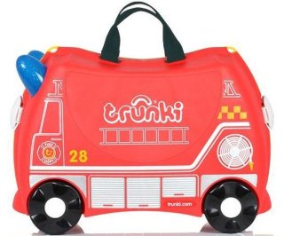 Дитяча валіза 18 л Trunki FRANK FIRETRUCK, червоний