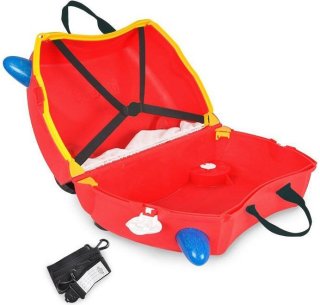 Дитяча валіза 18 л Trunki FRANK FIRETRUCK, червоний