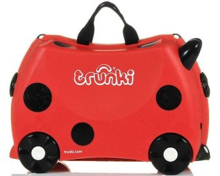 Детский чемодан 18 л Trunki HARLEY LADYBUG, красный