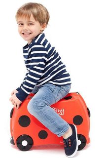 Детский чемодан 18 л Trunki HARLEY LADYBUG, красный