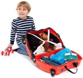Детский чемодан 18 л Trunki HARLEY LADYBUG, красный