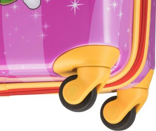 Детский пластиковый чемодан 28 л Travelite Heroes Of The City, розовый