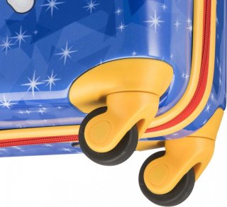 Детский пластиковый чемодан 28 л Travelite Heroes Of The City, синий