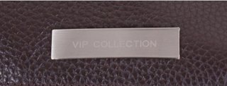 Дорожная кожаная сумка VIP COLLECTION 25 л. коричневая