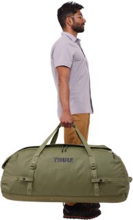 Дорожня (спортивна) сумка Thule Chasm на 130 л із нейлону Зелена