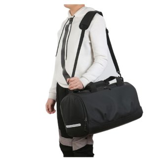 Дорожня-спортивна текстильна сумка Confident Чорна
