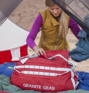 Дорожная сумка 100 л Granite Gear Packable Duffel Black/Flint